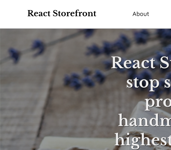 react app page